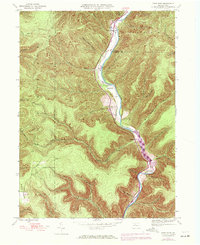 First Fork 1945 topographic map preview