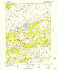Fleetwood 1956 topographic map thumbnail