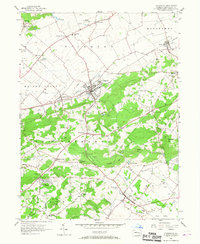 Fleetwood 1956 topographic map thumbnail