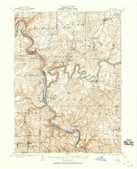 Foxburg 1907 topographic map thumbnail