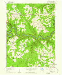 Frenchville 1959 topographic map thumbnail