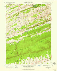 Friedensburg 1945 topographic map thumbnail
