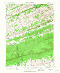 Friedensburg 1945 topographic map thumbnail