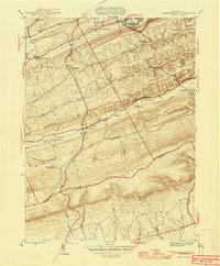 Friedensburg 1946 topographic map thumbnail
