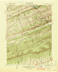 Friedensburg 1946 topographic map thumbnail
