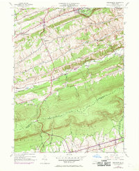 Friedensburg 1945 topographic map thumbnail