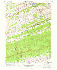 Friedensburg 1945 topographic map thumbnail