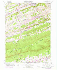 Friedensburg 1945 topographic map thumbnail