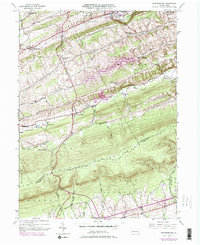 Friedensburg 1945 topographic map thumbnail