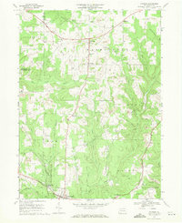 Fryburg 1967 topographic map thumbnail