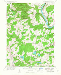 Center Moreland 1949 topographic map thumbnail