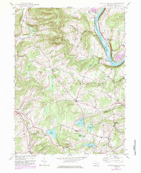 Center Moreland 1946 topographic map thumbnail