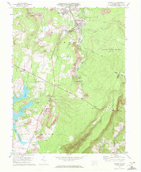 Central City 1971 topographic map thumbnail
