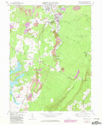 Central City 1971 topographic map thumbnail