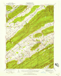 Centre Hall 1924 topographic map thumbnail