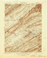 Centre Hall 1929 topographic map thumbnail