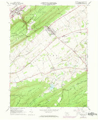 Centre Hall 1966 topographic map thumbnail