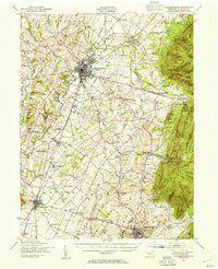 Chambersburg 1943 topographic map thumbnail