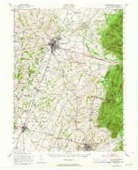 Chambersburg 1943 topographic map thumbnail