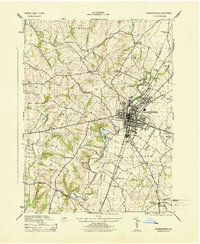 Chambersburg 1944 topographic map thumbnail