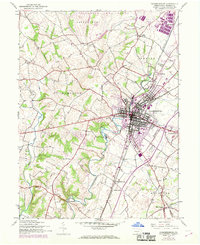 Chambersburg 1944 topographic map thumbnail