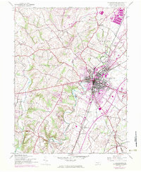Chambersburg 1944 topographic map thumbnail