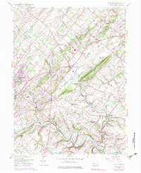 Buckingham 1953 topographic map thumbnail