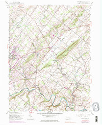 Buckingham 1953 topographic map thumbnail