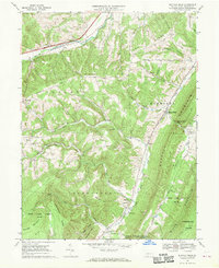 Buffalo Mills 1967 topographic map thumbnail