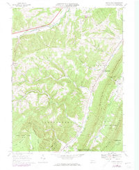 Buffalo Mills 1967 topographic map thumbnail