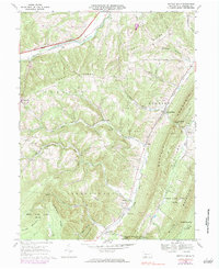 Buffalo Mills 1967 topographic map thumbnail