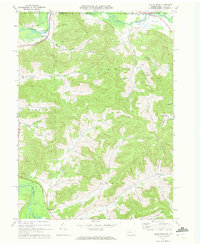 Bullis Mills 1970 topographic map thumbnail