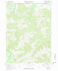 Bullis Mills 1970 topographic map thumbnail