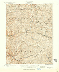 Burgettstown 1904 topographic map thumbnail