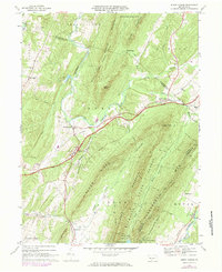 Burnt Cabins 1966 topographic map thumbnail