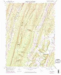 Butler Knob 1959 topographic map thumbnail