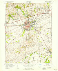 Carlisle 1952 topographic map thumbnail