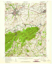 Carlisle 1952 topographic map thumbnail