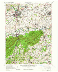 Carlisle 1952 topographic map thumbnail