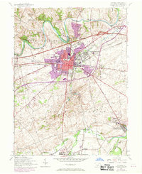 Carlisle 1952 topographic map thumbnail