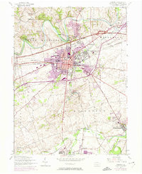 Carlisle 1952 topographic map thumbnail