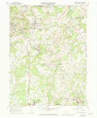 Carrolltown 1961 topographic map thumbnail