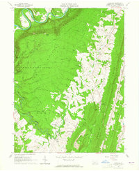 Cassville 1963 topographic map thumbnail