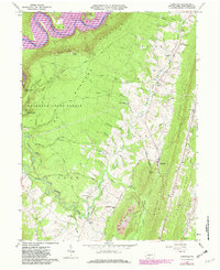 Cassville 1963 topographic map thumbnail