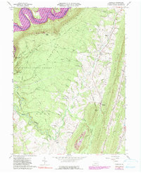 Cassville 1963 topographic map thumbnail