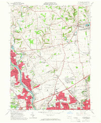 Catasauqua 1964 topographic map thumbnail