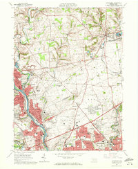 Catasauqua 1964 topographic map thumbnail