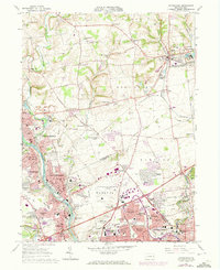 Catasauqua 1964 topographic map thumbnail