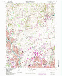 Catasauqua 1964 topographic map thumbnail