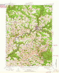 Brookville 1924 topographic map thumbnail